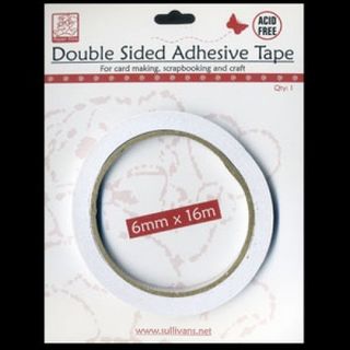 Paper Xtra Double Sided Adhesive Tape 6mm x 16m - Value pack - 3 rolls