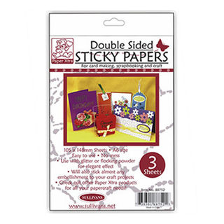 Sticky Papers - 3 A6 sheets