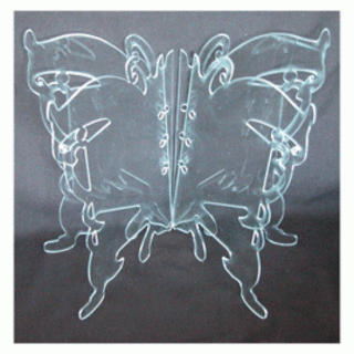 Acrylic Free Standing Butterfly Book