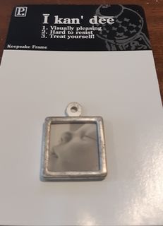 Keepsake Frame-Brushed Silver - Small