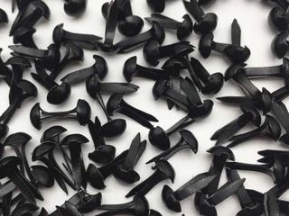 Round Mini Brads - Black