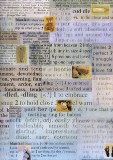 Dictionary Baby Boy 12x12 Paper