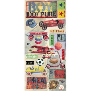 Boy Icons Sticker Sheet