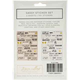 Teresa Collins - Sassy Sticker Set