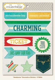 MME Decorative Stickers - Remarkable - Handsome