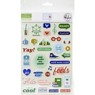 Pinkfresh Puffy Stickers - Super Cool