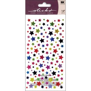 Sticko Shimmery Stars Stickers 147pcs