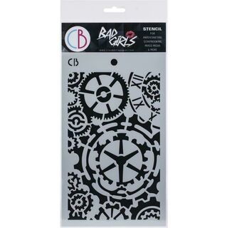 CB Bad Girls - Gears 5x8 Stencil