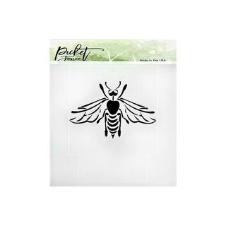 Bee Happy Stencil