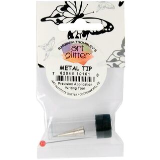 Metal tip for art glitter glue
