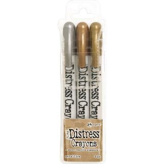 Ranger Tim Holtz Distress Crayons - Metallic