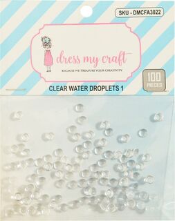 Clear Water Droplets 1 - 4mm