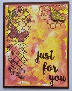 Bee & Butterfly Card by Carrie
