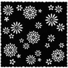 Flower Lace Paper 12x12 - Black