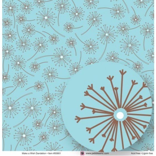 Make A Wish-Dandelion 12x12 Patterned Paper