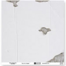 White Cardboard 12x12 Real Life Patterned Paper