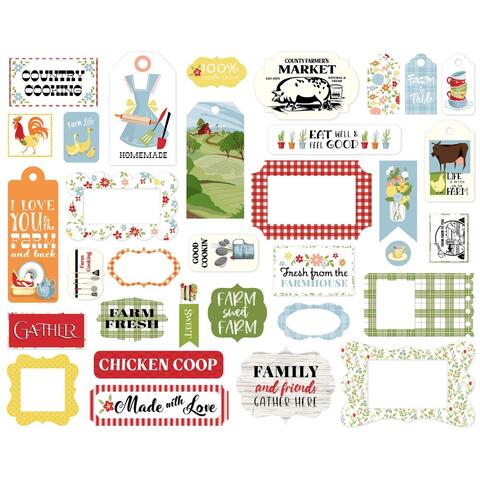 Carta Bella - Farmhouse Living Frames & Tags