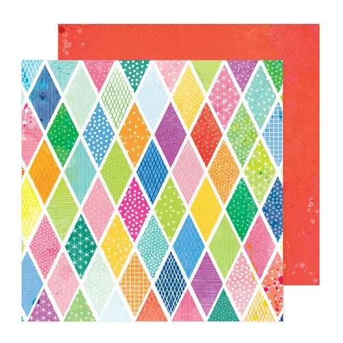 Vicki Boutin - Bold + Bright Diamonds 12x12 Paper