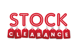 Clearance - scrapbooking supplies reduced to clear at >50% off