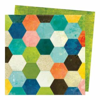 Vicki Boutin - Fernwood 12x12 Paper - Patchwork