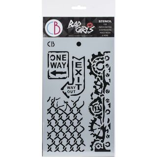 CB Bad Girls - One Way 5x5 Stencil