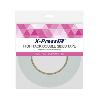 X-Press It High Tack Double Sided Tape 6mm x 50m