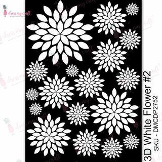 Transfer Me - 3D White Flower