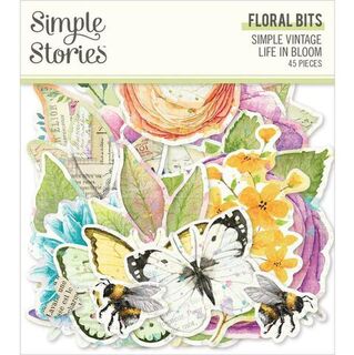 Simple Stories Floral Bits - Several Themes