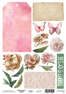 3Quarter Designs - Mini Project Sheet - Peonies