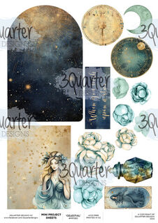 3Quarter Designs - Mini Project Sheet - Celestial