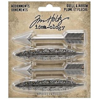 Tim Holtz - idea-ology - Adornments - Quill & Arrow