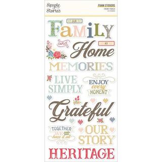Simple Stories - Front Porch - Foam Stickers