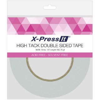 X-Press It High Tack Double Sided Tape 12mm x 50m