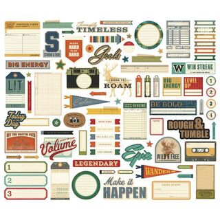 Simple Stories - Journal Bits - Rustic Legend