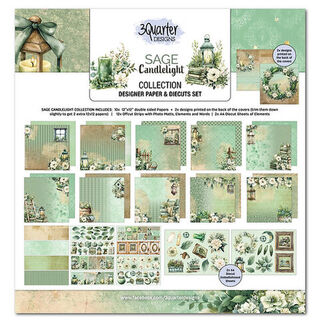 3Quarter Designs - Sage Candlelight