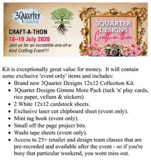 Pre-Order - 3Quarter Designs Craft-A-Thon Kit