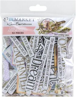 49 and Market - The Looking Glass Chipboard Assortment