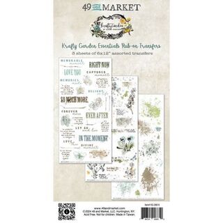 49 and Market - Krafty Garden Rub-On Transfers