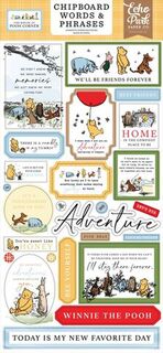 The House At Pooh Corner - Chipboard Words & Phrases