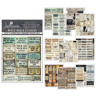 Mixed Media Stickers - Kind Thoughts