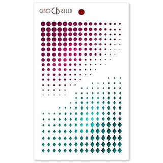 CB Stencil Art - Dots & Diamonds