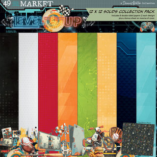 49 and Market - Level Up - 12x12 Solids Collection