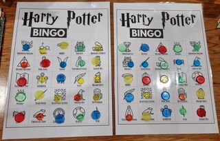 Harry Potter Bingo Sep 2025